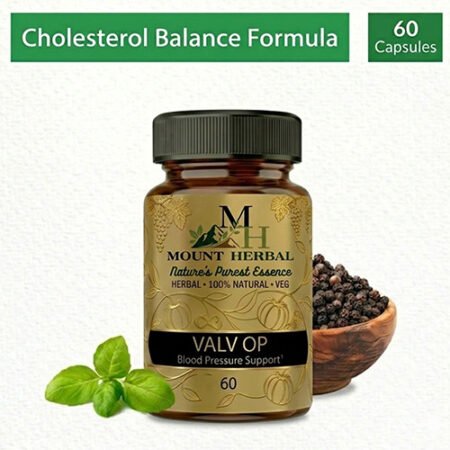 Valv Op: Advanced BP & Cholesterol Care Ayurvedic Capsules